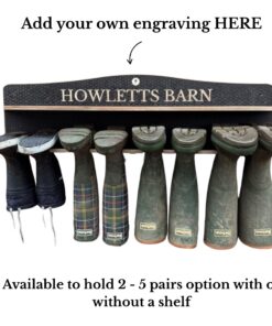 engraving of a welly rack