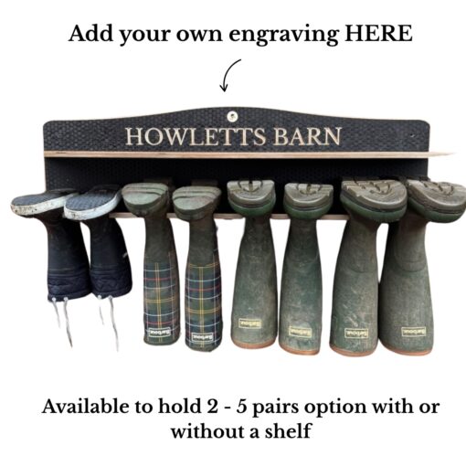 engraving of a welly rack