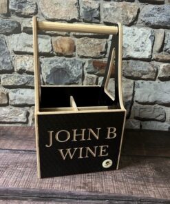 personalised wine caddy