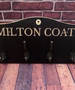 coat hooks personalised