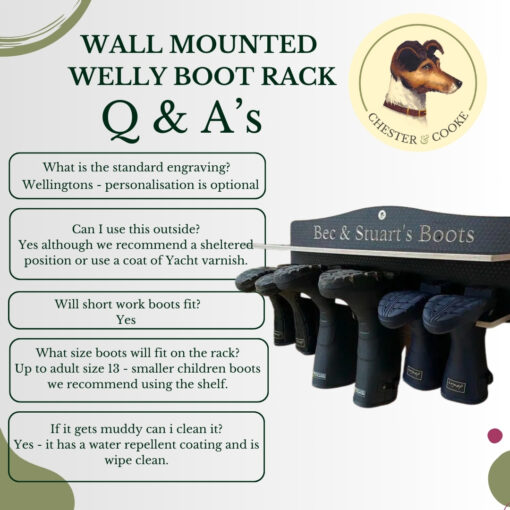 Welly rack Q & A