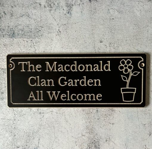 garden sign