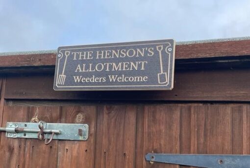 Allotment sign