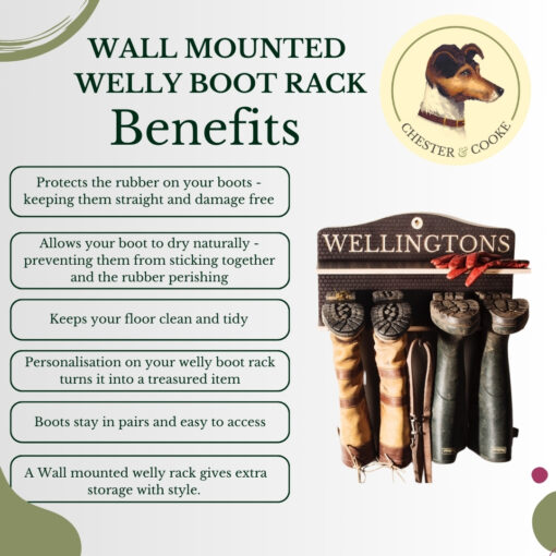 welly rack beneifts