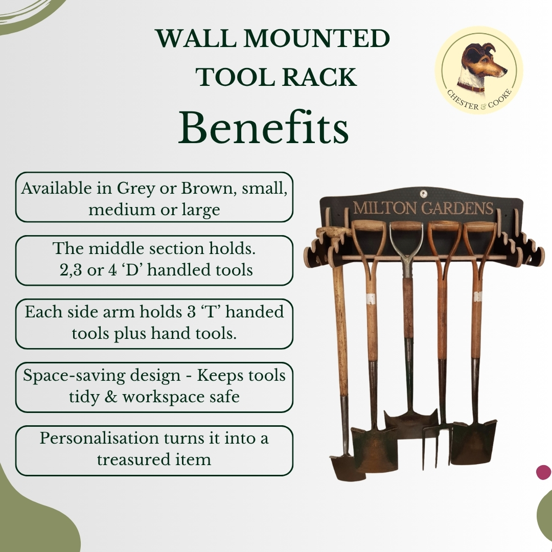 Benefits of the Chester & Cooke tool rack