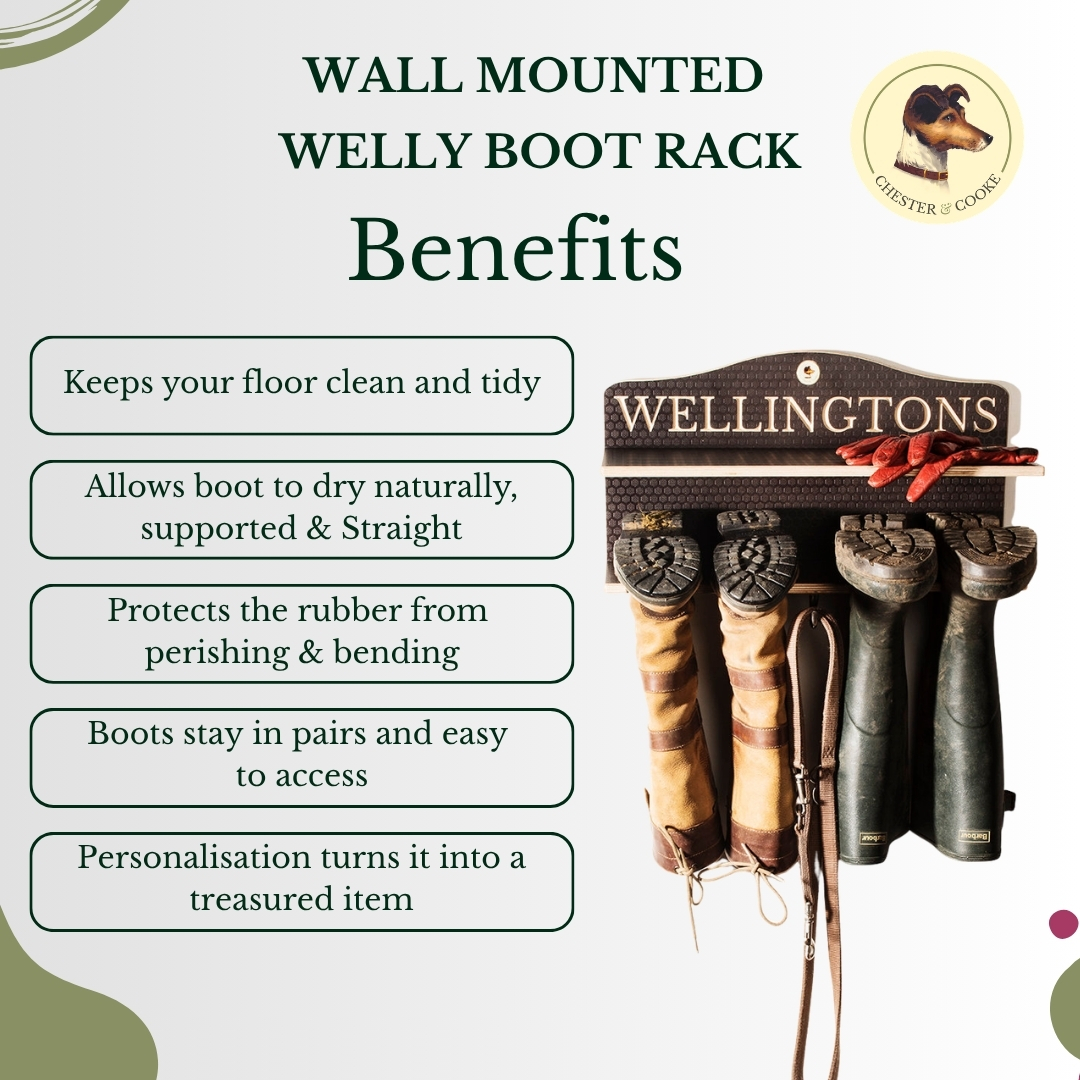 Benefits of the Chester & Cooke welly rack