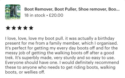 Boot Jack - Quality Wooden Engraved - Image 7