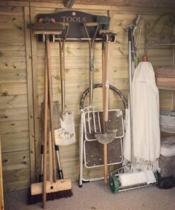 Tool rack in the shed