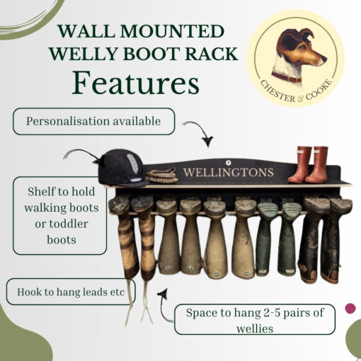 welly rack features
