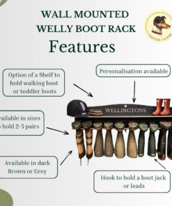 Features of the Chester & Cooke welly rack