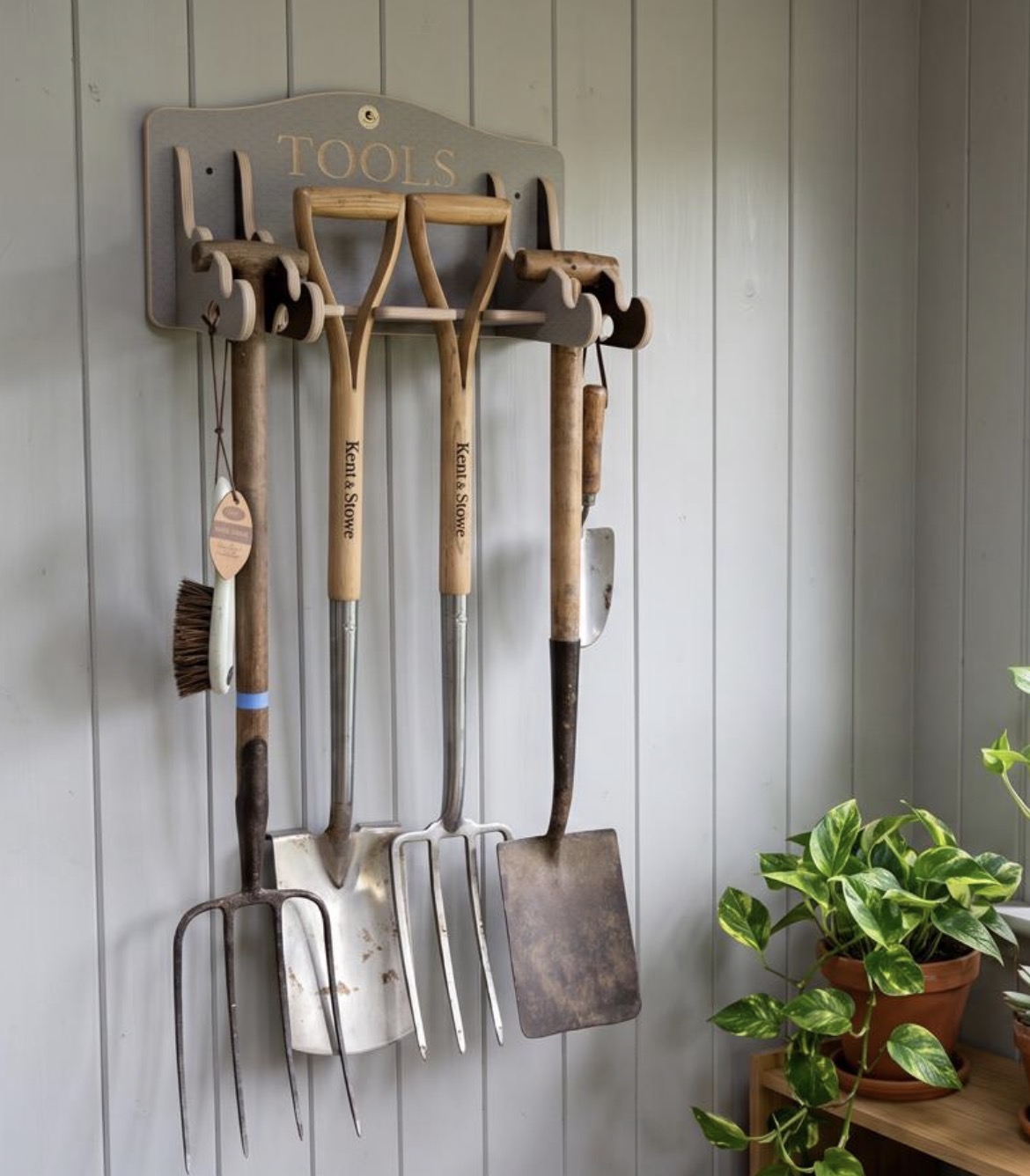 grey tool rack