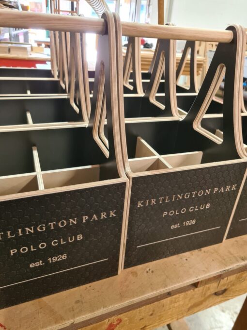 prizes of wine caddies for the polo