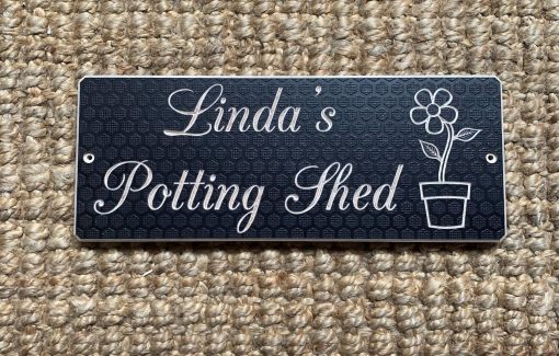 A gardening gift for her on mothers day - gardening sign