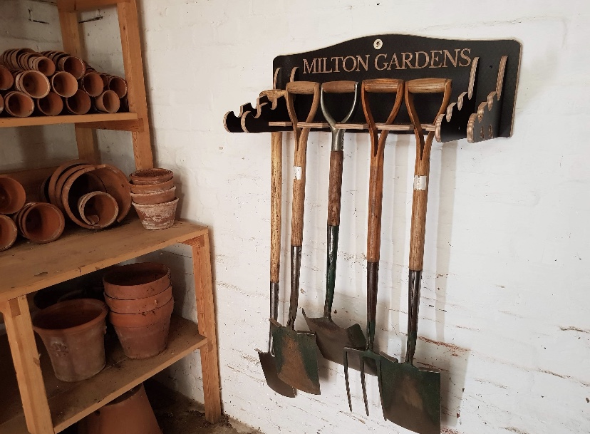 Declutting your shed and garage a Tool rack can help