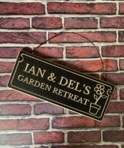 personalised garden sign