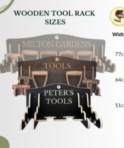 Sizes of the Chester & Cooke tool rack