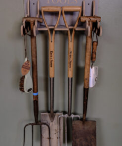 engraved tool rack for sheds are great for storage