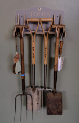 engraved tool rack for sheds are great for storage