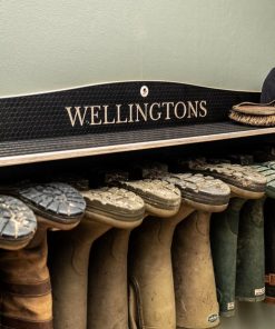 wall mounted welly rack