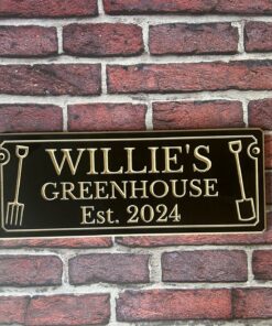 extra wording on greenhouse sign