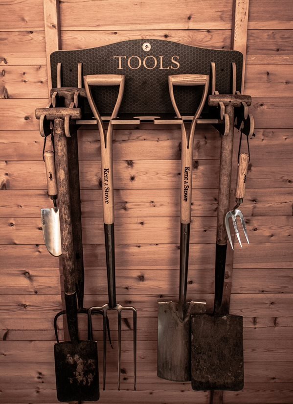 Tidy your shed with a tool rack for sheds