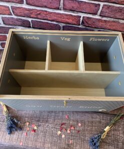 inside of the grey seed box