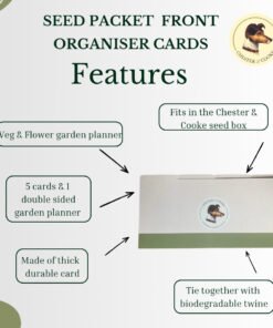 front divider card features