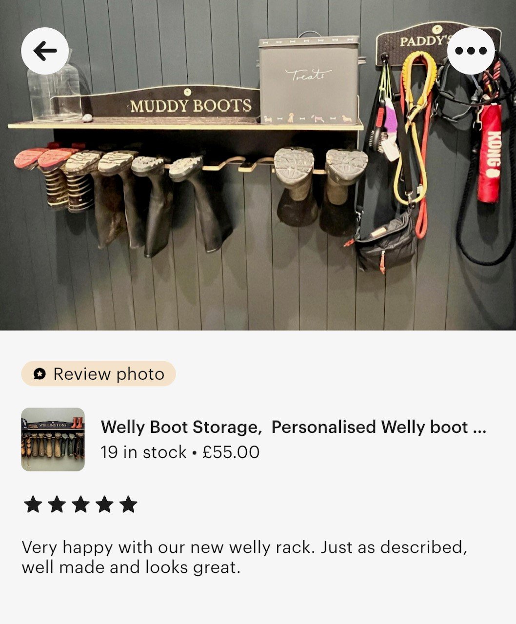 Christmas gift ideas for horse lovers - welly rack review