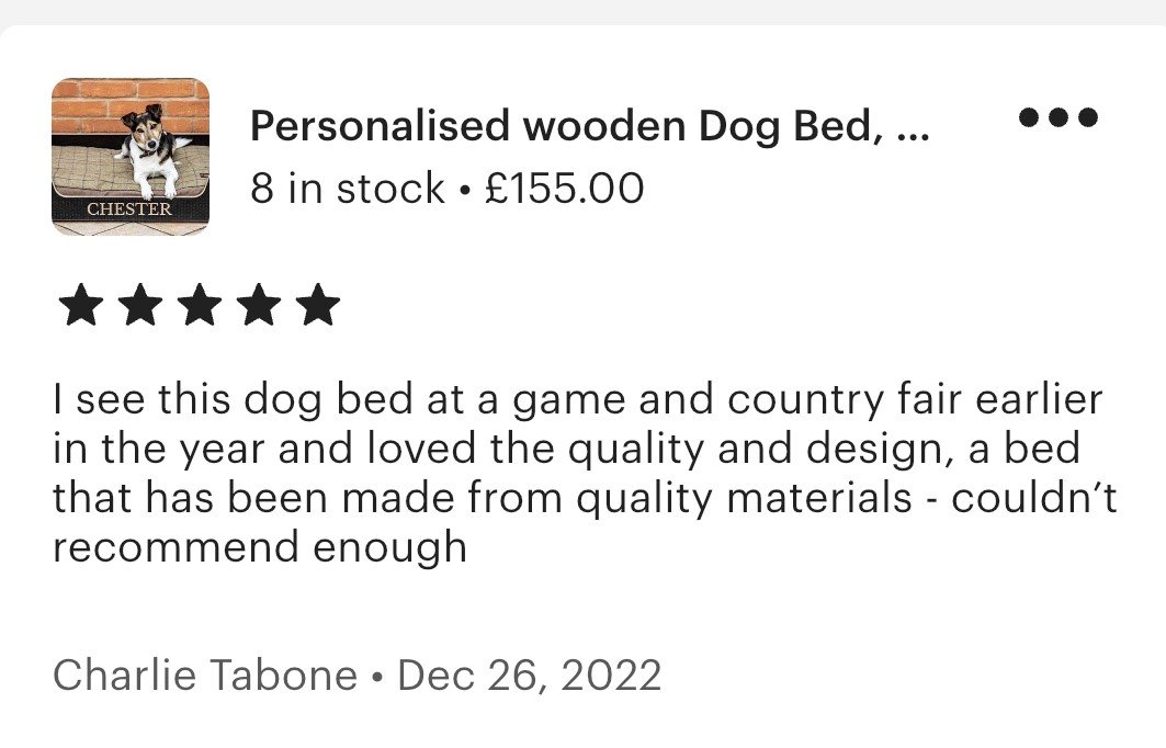 wooden dog bed review