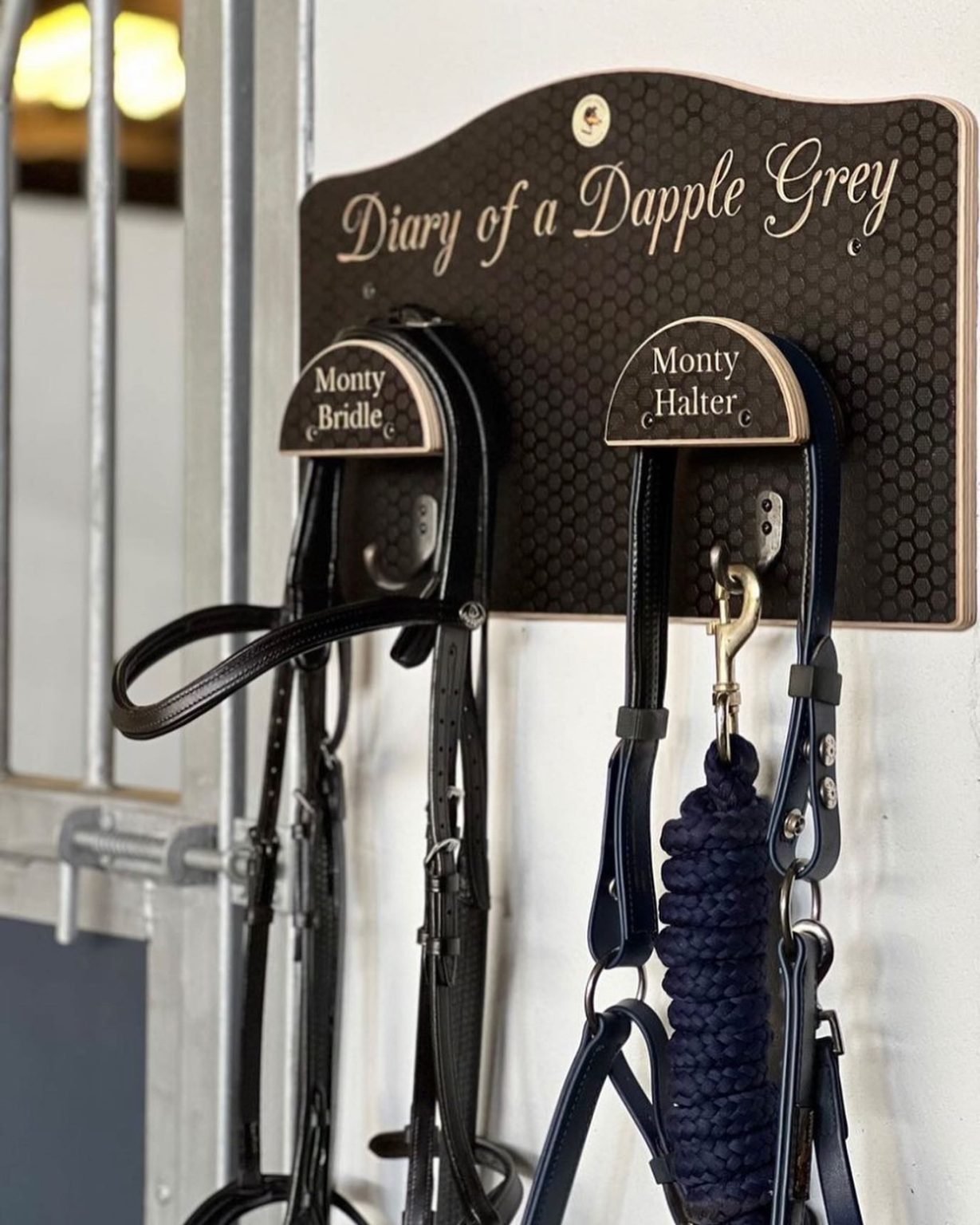 Personalised Bridle Rack Various sizes 2-7 holders - Chester Cooke