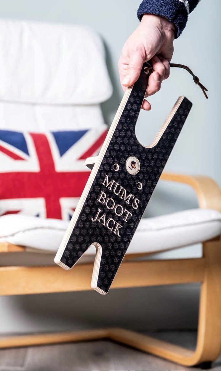 Best home wear gifts - Christmas gift guide - Boot Jack hangs best on your wellington boot rack hook