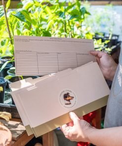 Gardener's Seed Box divider cards and garden Planner