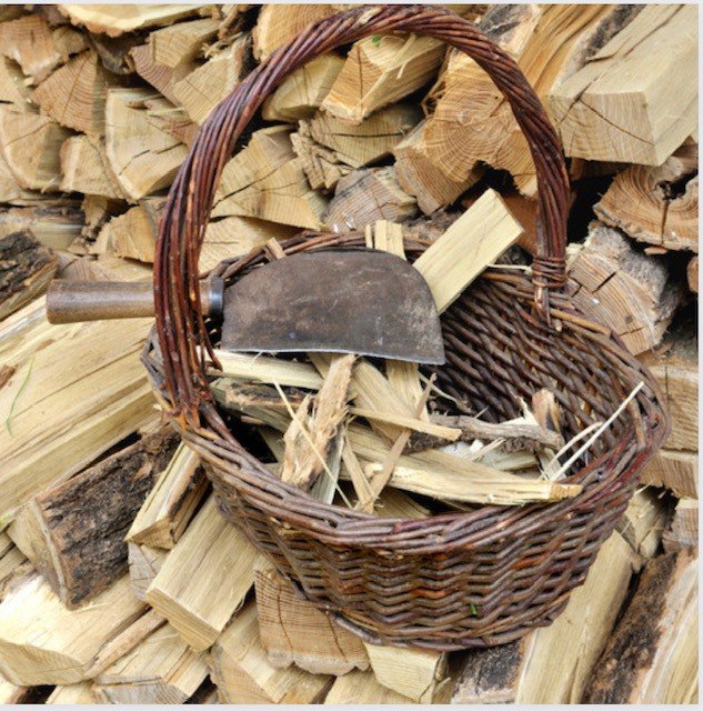 A wicker Kindling Holder is not great as a firewood storage solution. and is a untidy fireplace accessory.