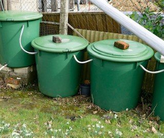 Have you got your water butts sorted? if you need a roof to drain from how about one off your welly rack storage shed?