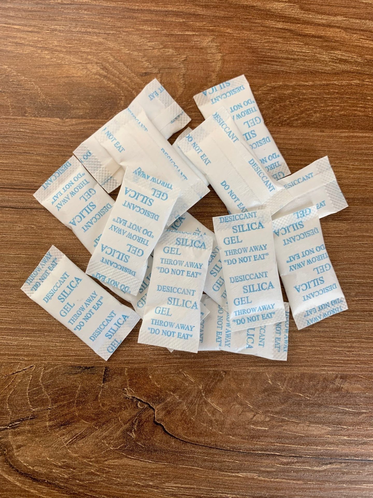 store seed packets with silica gel