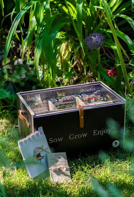 Seed storage box and divider cards gift set a great pressie along with my tool rack for sheds