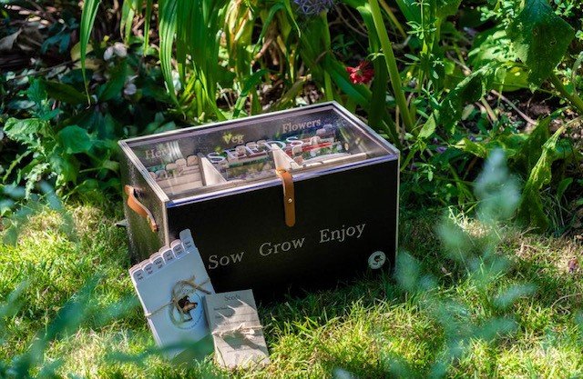 Seed Packet Organizer Storage Tin