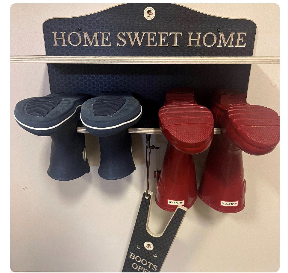 Personalised hotsell welly rack