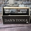 Personalised wooden tool box