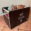 Wooden Dog Toy Box