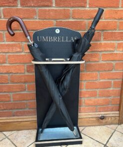 Wooden umbrella stand