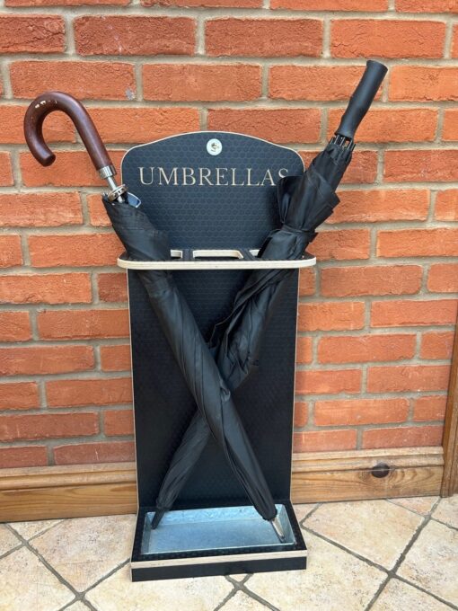 Wooden umbrella stand