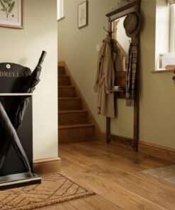 umbrella stand in a hallway