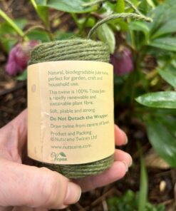 back of wrapper of garden twine