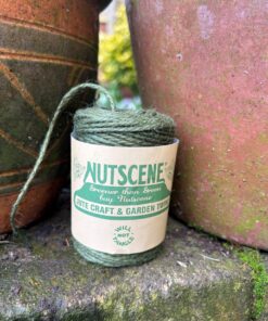 jute garden twine in the garden