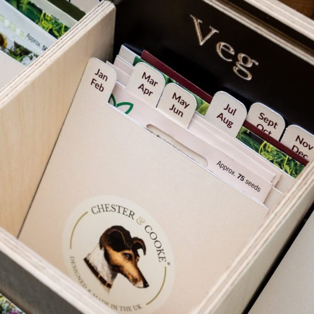 Seed Divider Cards are excellent to pair with a Garden planner and wooden seed box to get you organised.