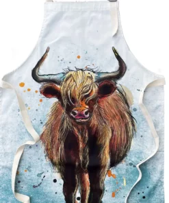 highland cow apron