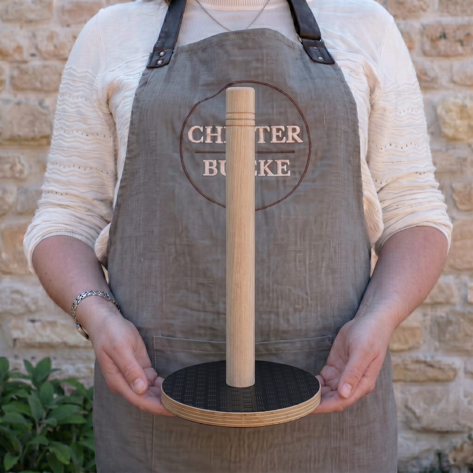 Wooden Kitchen roll holder - Image 4