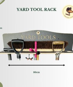 size of the yard tool rack