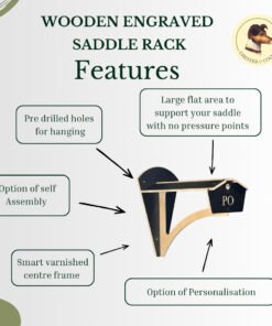 features of the wall mounted saddle stand